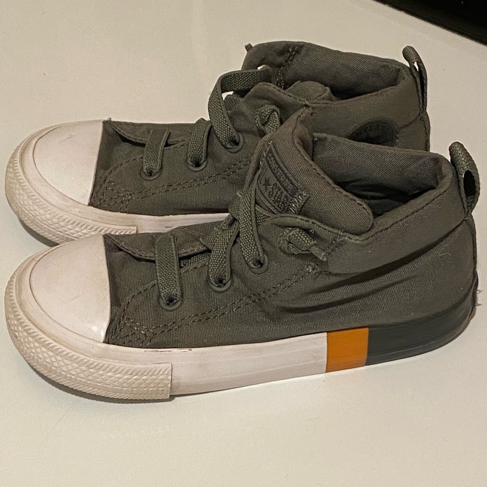 Converse Chuck Taylor All Star Street Mid Rise Shoes River Green Black 759976F